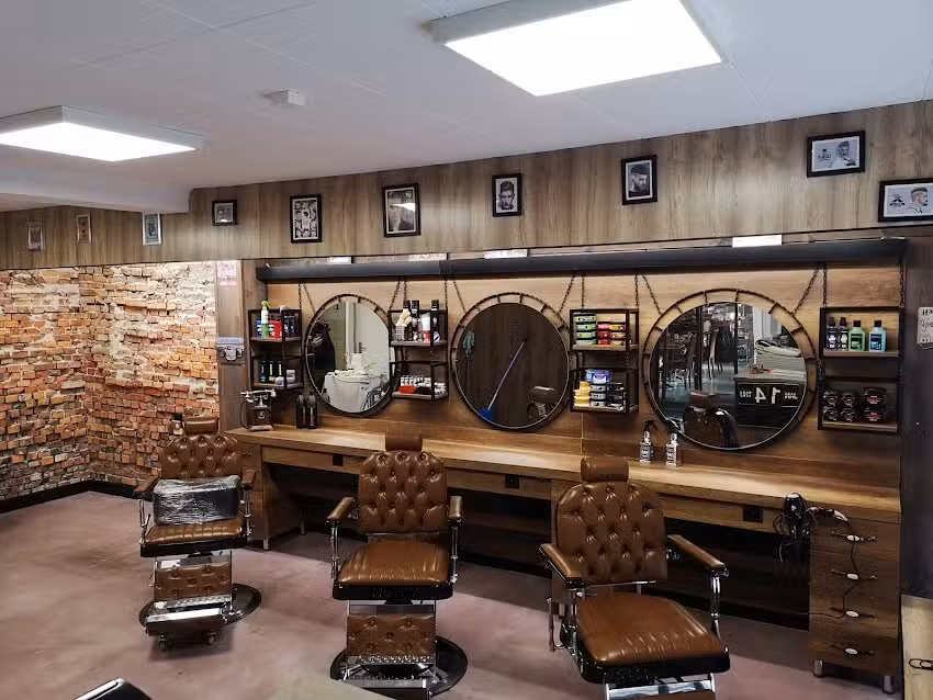 Coiffeur barbershop élégant