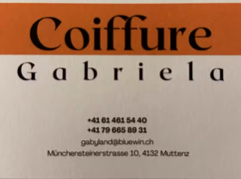 Coiffure Gabriela – Muttenz