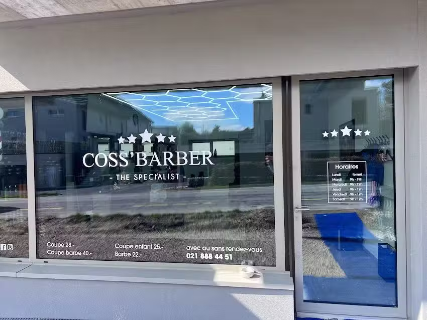 Coss&rsquo;Barber Sàrl – Cossonay-Ville