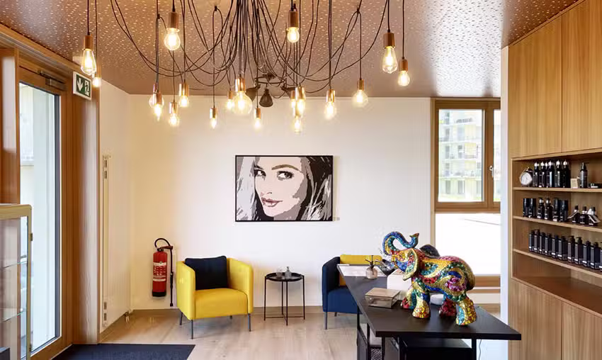 Le salon et ses barbières