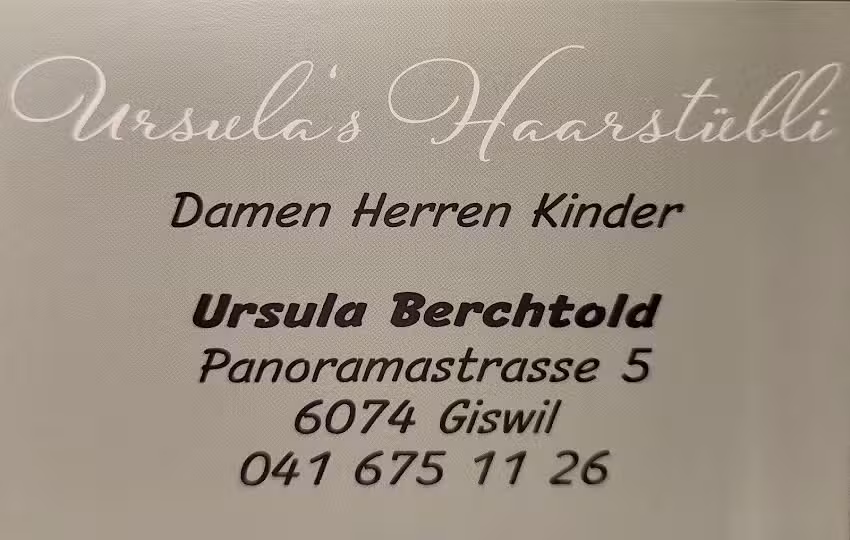 Ursula’s Haarstübli